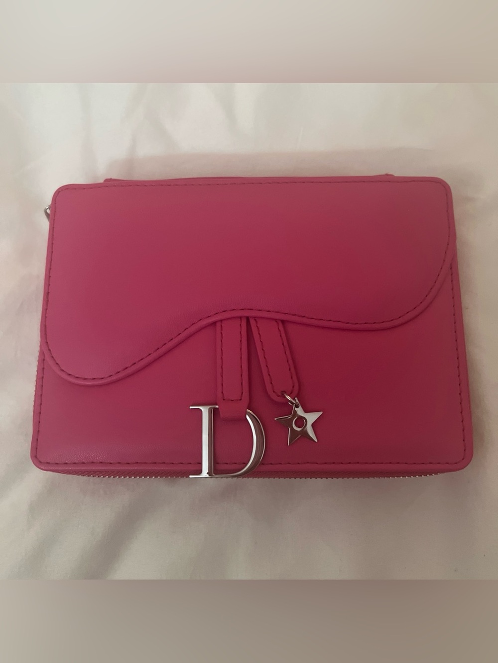 Dior Pink Saddle Makeup Case Rare